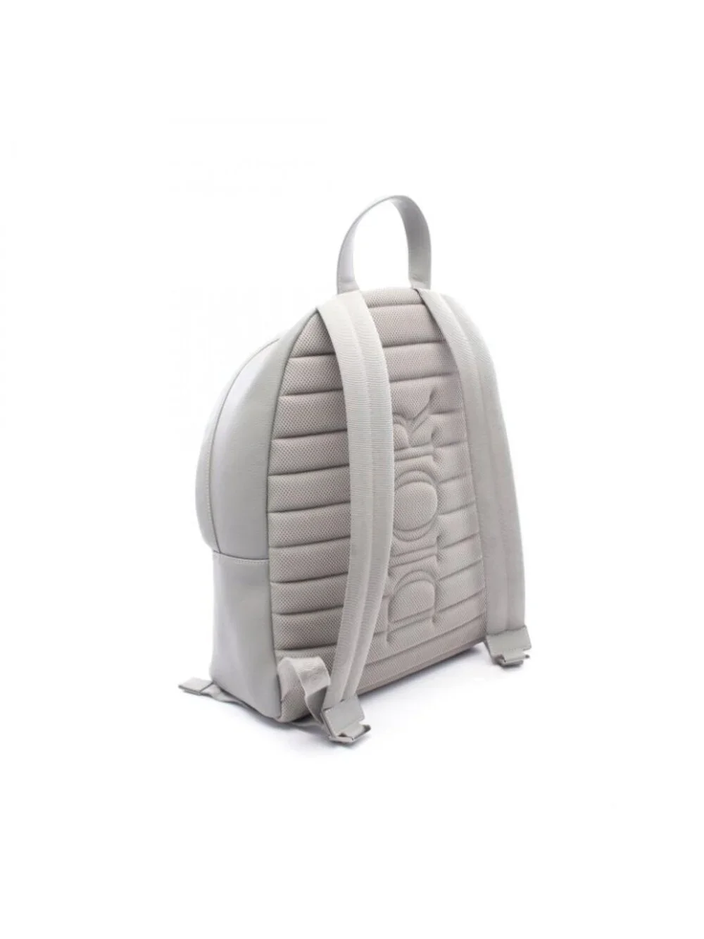 Dior Backpack Rider Gray White Leather